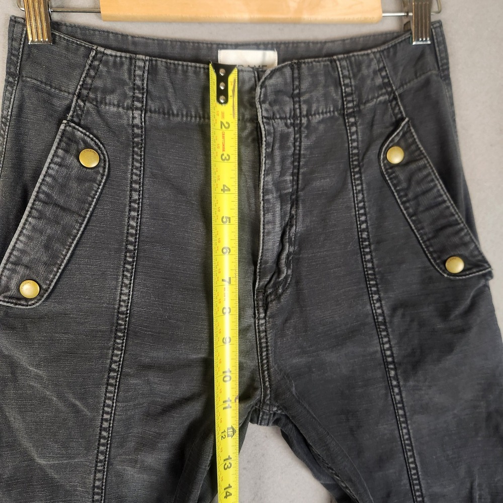 FRAME‎ Utility Barrel Pants Size 26 Charcoal Gray High Rise - Picture 7 of 10